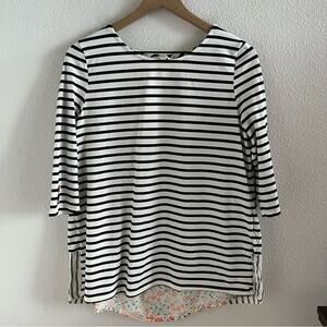 Matilda Jane X Joanna Gaines Striped Floral Top Medium
